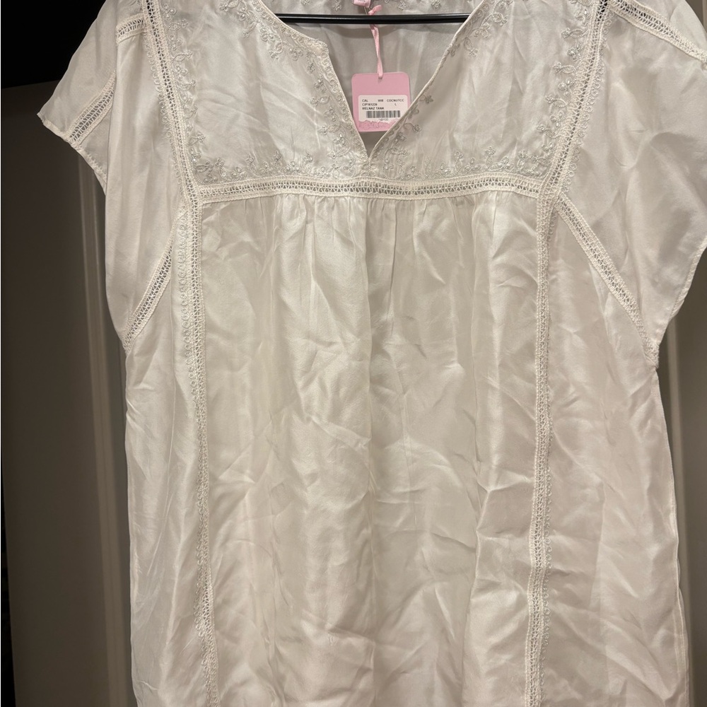Calypso St.Barth 100% silk blouse